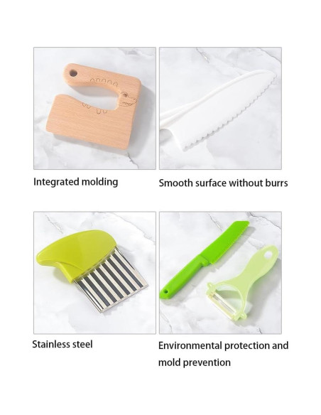 Juego de Cocina Seguro para Niños Ensiven - 19 Piezas