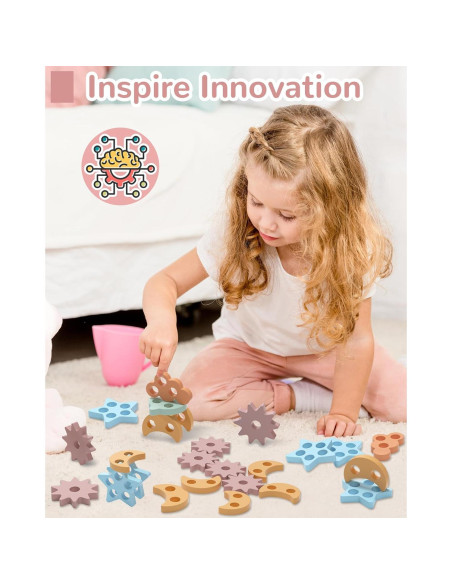 Juguete Montessori Estrella Tonberless para Niños 1-3 Años Juguete Montessori Estrella Tonberless para Niños 1-3 Años