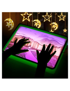 Mesa de Luz Yichushisu 40.64 cm Verde con 3 Modos de Color