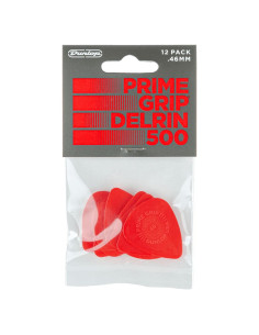 Púas de Guitarra Jim Dunlop Delrin 500 Prime Grip 0.46mm