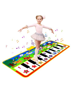 Alfombra de Piano M SANMERSEN 135x58 cm con Sonidos de Animales