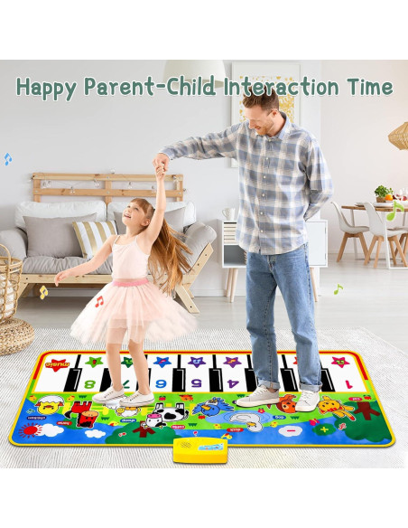 Alfombra de Piano M SANMERSEN 135x58 cm con Sonidos de Animales Alfombra de Piano M SANMERSEN 135x58 cm con Sonidos de Animales