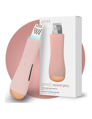 Espátula de Piel PMD Wave Pro - Tecnología SonicGlow - Rosa