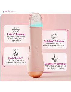 Espátula de Piel PMD Wave Pro - Tecnología SonicGlow - Rosa 2