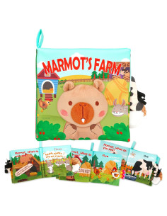 Libro Suave Montessori para Bebés 0-12 Meses - TSYAN