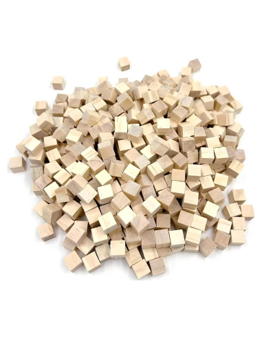 Bloques de Madera SIWUCHYE 1.27 cm para Manualidades - 180 Piezas