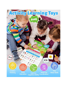 Benresive Libro Ocupado Montessori 3-5 Años Actividades 2