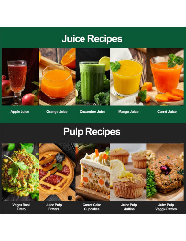 Extractor de Jugo Centrífugo Panana 1000W Acero Inoxidable 1.5L