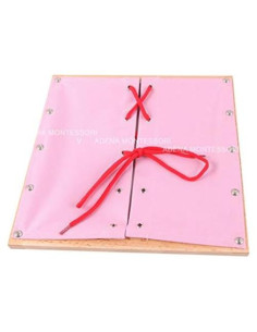 Marco de Vestir Montessori YunHe - Enhebrado 31.5x30cm