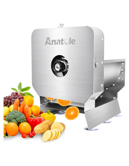 Cortadora de Verduras Eléctrica Anatole EVS-1 Acero Inoxidable