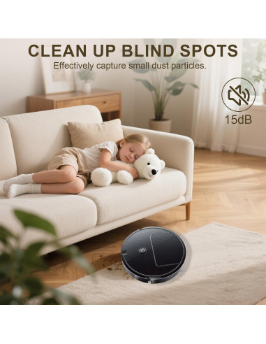 Robot de limpieza de pisos Genérico F7 - 4.2cm, 60min, 15dB