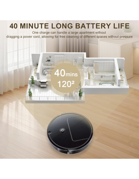 Robot de limpieza de pisos Genérico F7 - 4.2cm, 60min, 15dB