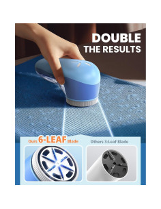 Quitapelusas Eléctrico POPCHOSE Y-208 Recargable 6 Cuchillas 2