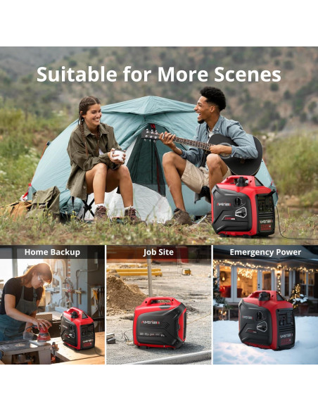 Generador Inversor Portátil Amerisun AM5020C 2500W Gasolina