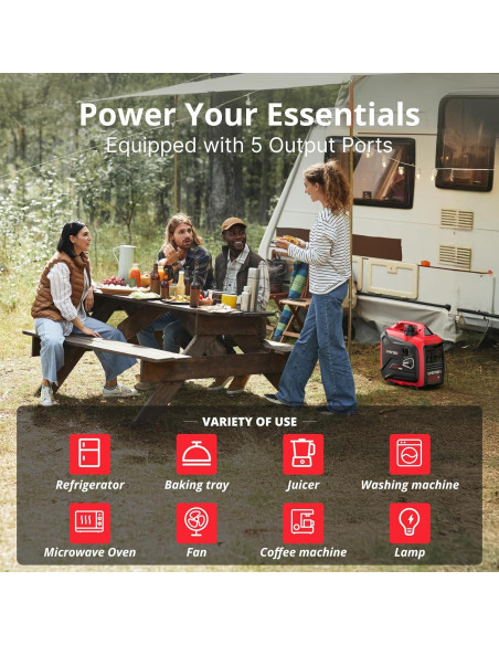 Generador Inversor Portátil Amerisun AM5020C 2500W Gasolina