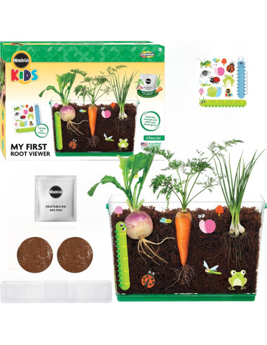 Kit de Jardinería Educativo Miracle GRO - Observador de Raíces