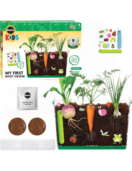 Kit de Jardinería Educativo Miracle GRO - Observador de Raíces