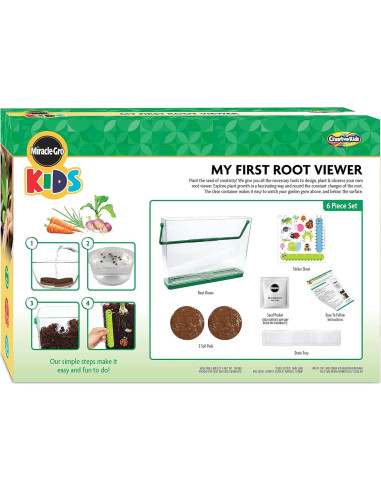 Kit de Jardinería Educativo Miracle GRO - Observador de Raíces
