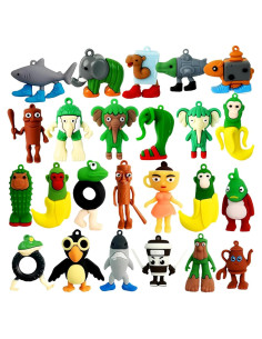 24 Figuras de Acción Memes Italianos Spzfof 6.5-8.5 cm