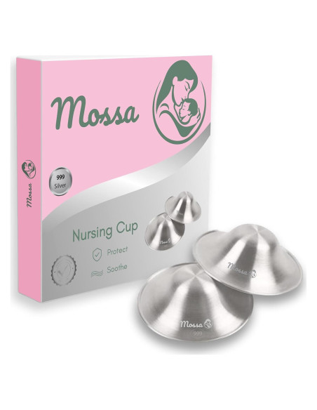 Protectores de Pezón Mossa de Plata 999 para Lactancia Protectores de Pezón Mossa de Plata 999 para Lactancia