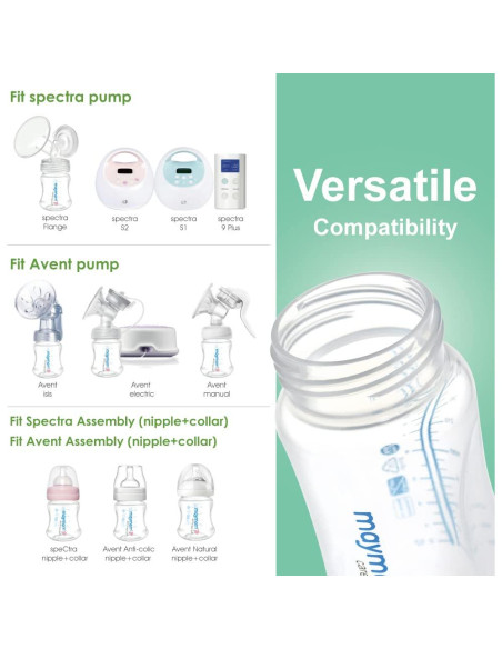 Botellas de Almacenamiento de Leche Maymom 4.7oz y 9oz