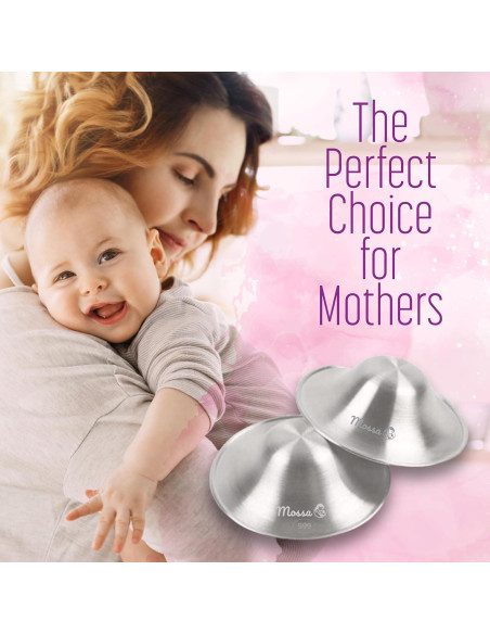 Protectores de Pezón Mossa de Plata 999 para Lactancia Protectores de Pezón Mossa de Plata 999 para Lactancia
