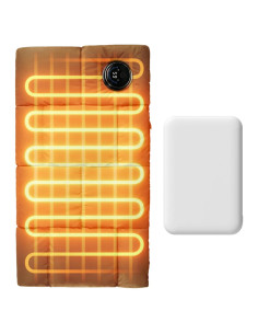 Guantes Calentados JISULIFE PH010 Recargables 10000mAh Verde