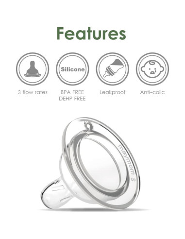 Botellas de Almacenamiento de Leche Maymom 4.7oz y 9oz