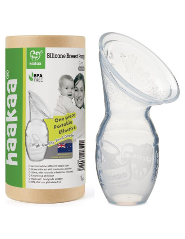 Bomba de Pecho Manual Haakaa 100% Silicona 118 ml