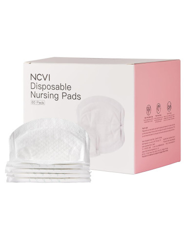 Almohadillas de Lactancia Desechables NCVI - 60 Unidades Ultra Absorbentes