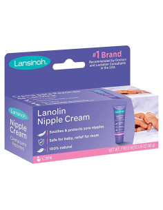 Crema de pezón Lansinoh Lanolina 4 x 40 g - Libre de parabenos