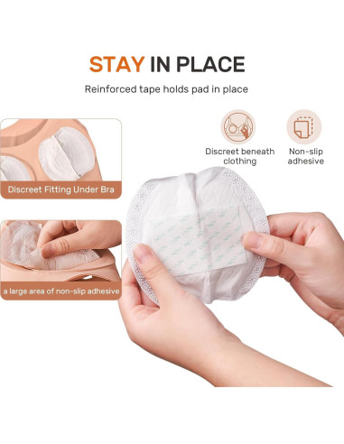 Almohadillas de Lactancia Desechables NCVI - 60 Unidades Ultra Absorbentes