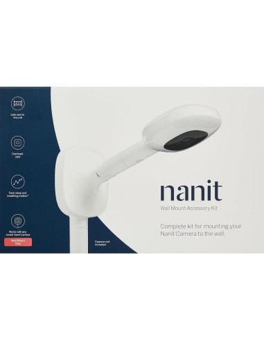 Soporte de Pared Nanit Pro - Blanco para Cámara de Cuna
