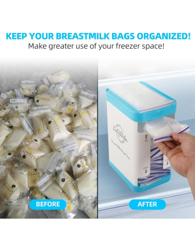 Torre de Almacenamiento de Leche Materna - Organizador Congelador