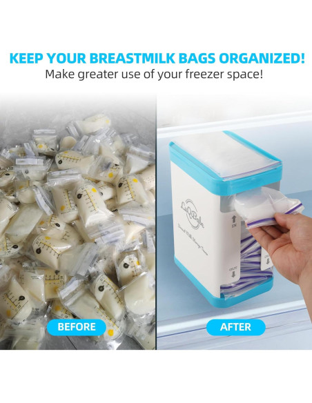 Torre de Almacenamiento de Leche Materna - Organizador Congelador