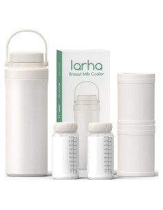 Enfriador de Leche Materna Portátil 22oz con Botellas Duales