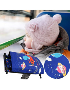 Cama de avión para niños pequeños - Azul - Plegable y ergonómica 2