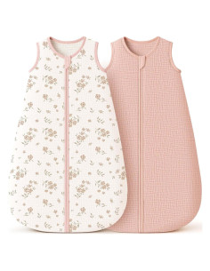 Saco de Sueño Muselina Konssy 100% Algodón 0.7 TOG 2 Piezas