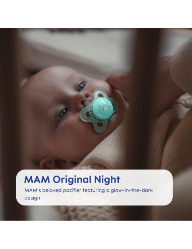 Chupetes MAM 3 Piezas 0-6 Meses Rosa/Azul, Silicona