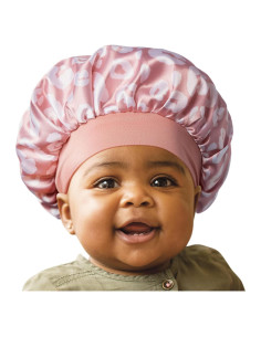 Gorro de Satén para Bebé Red by Kiss Leopardo Rosa 6-18M