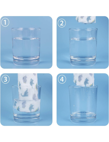 Paños de Baño Viviland para Bebés 24 Piezas Dinosaurio