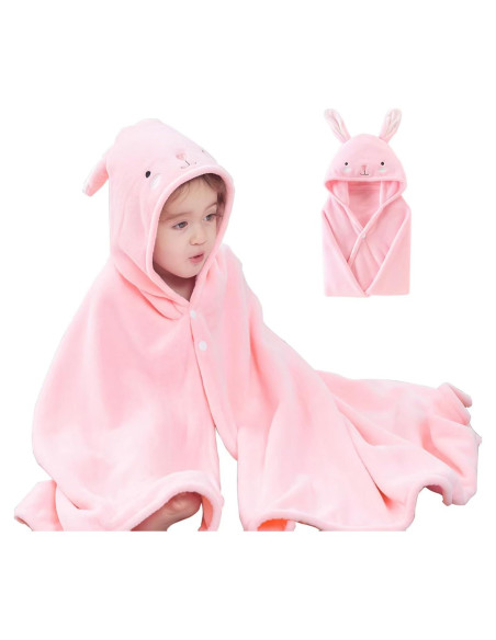 Toalla de baño con capucha IFaryMes 70x140cm Rosa Arcoíris Toalla de baño con capucha IFaryMes 70x140cm Rosa Arcoíris