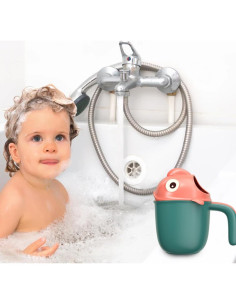 Taza de Enjuague para Baño de Bebé Cndiyald - 16x11 cm 2