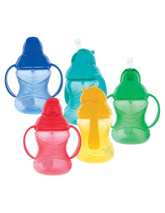 Taza Nuby No-Spill Flip N' Sip 226.8 ml Multicolor