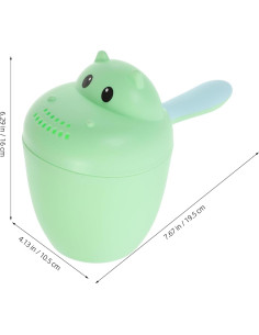 Taza de Baño Hipopótamo PP 19.5x16x10 cm Unisex 2