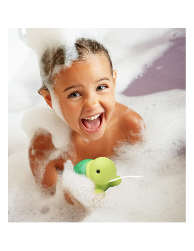Juguete de Baño Tortuga Marina DolliBu - Flotante Verde 7.62cm