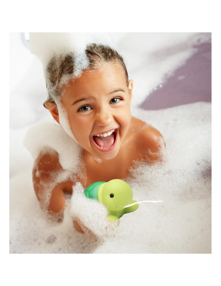 Juguete de Baño Tortuga Marina DolliBu - Flotante Verde 7.62cm
