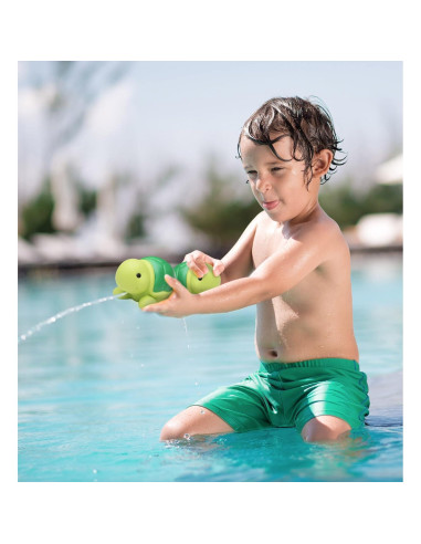 Juguete de Baño Tortuga Marina DolliBu - Flotante Verde 7.62cm