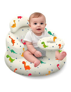 Asiento Inflable para Bebés DDTPDE con Bandeja - Dinosaurio