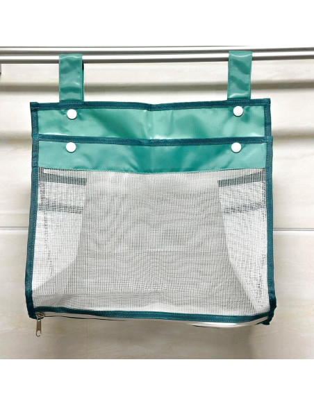 Organizador de Juguetes para Baño Shaowu 3 Compartimentos Verde